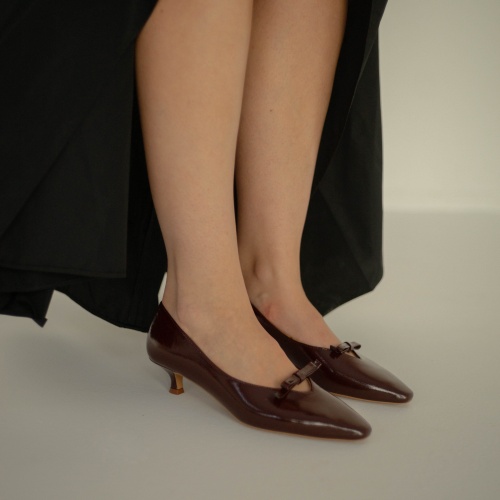 Matana Pumps, glossy bordo | Balagan Studio
