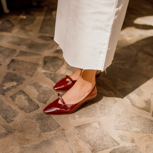 Matana Pumps, glossy bordo | Balagan Studio