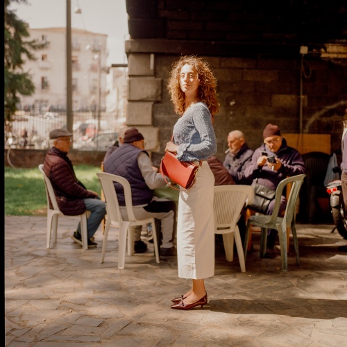 Matana czółenka, bordowy połysk | Balagan Studio