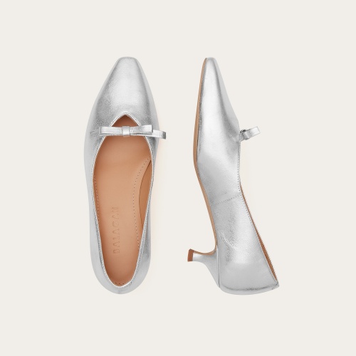Matana Pumps, silver | Balagan Studio