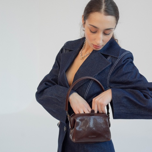 Roha Bag S, deep brown OUTLET | Balagan Studio