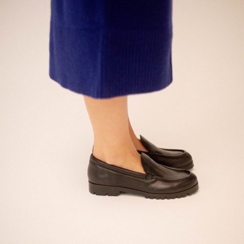 Adam półbuty, czarny rustykalny | Balagan Studio