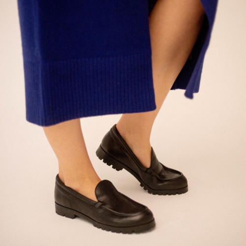 Adam półbuty, czarny rustykalny | Balagan Studio