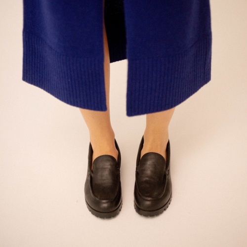 Adam półbuty, czarny rustykalny | Balagan Studio