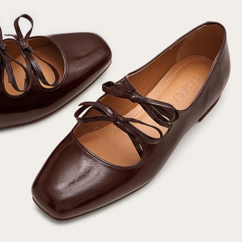 Shirley Ballerina, glossy bordo | Balagan Studio