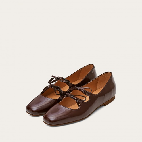 Shirley Ballerina, glossy bordo | Balagan Studio