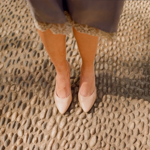 Rita high heels, cookie dough | Balagan Studio