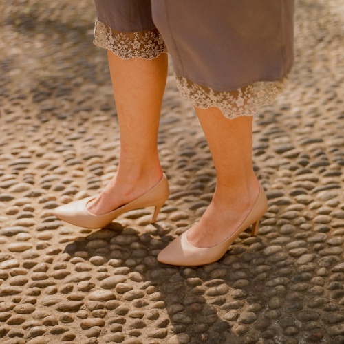 Rita high heels, cookie dough | Balagan Studio