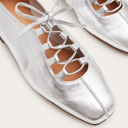 Roma baleriny, srebrny | Balagan Studio