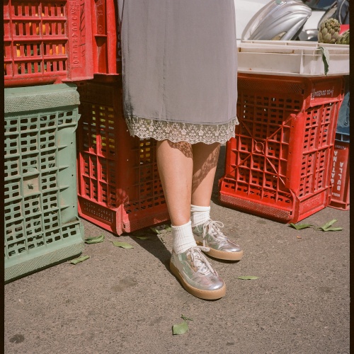 Aluf sneakersy, srebrny | Balagan Studio