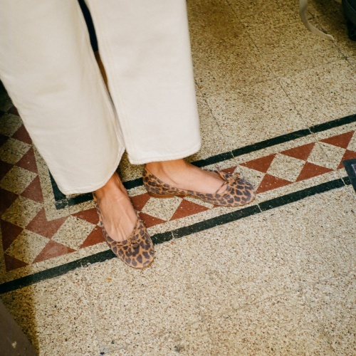 Amuka baleriny, cętki welur | Balagan Studio