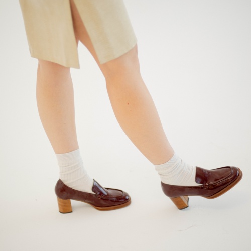 Patrizia pumps, glossy bordo| Balagan Studio