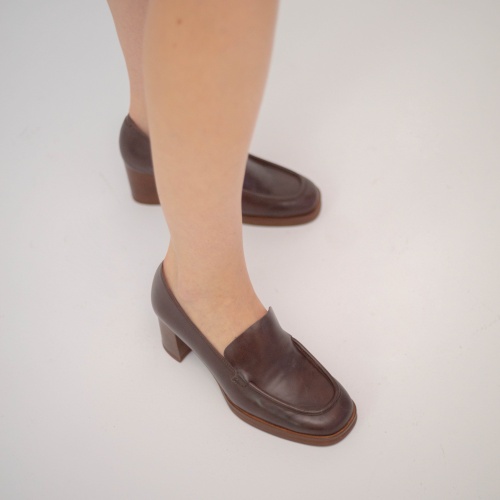 Patrizia pumps, deep brown| Balagan Studio