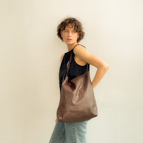 Daf shopper XL, ciemny brąz | Balagan Studio