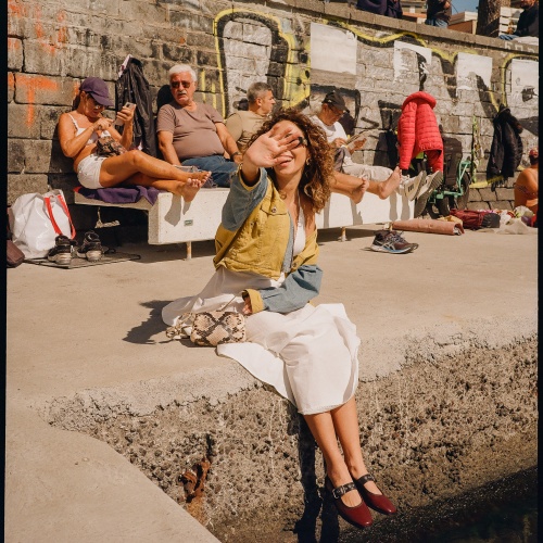 Louisine Baleriny, bordowy połysk | Balagan Studio