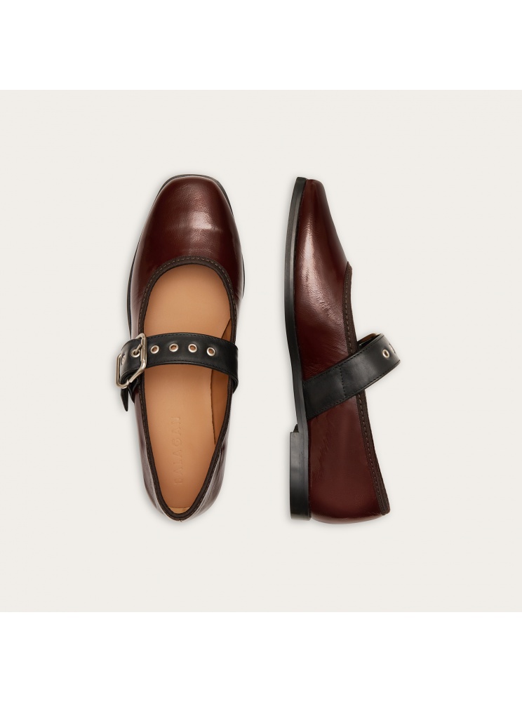 Louisine Ballerina, glossy bordo | Balagan Studio