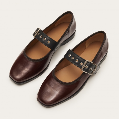 Louisine Ballerina, glossy bordo | Balagan Studio