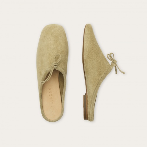 Agadir klapki, zbożowy welur | Balagan Studio