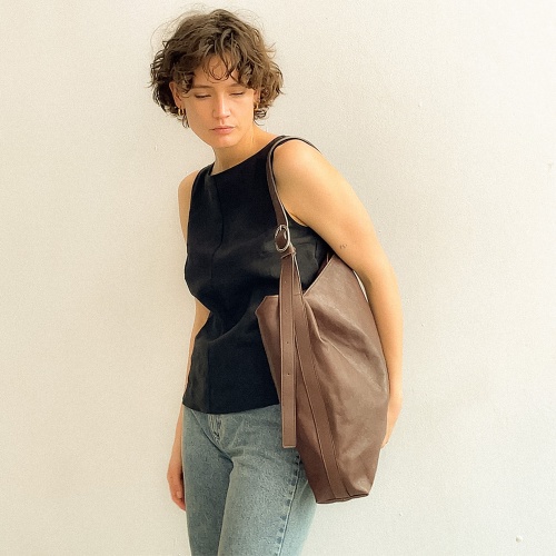 Daf shopper XL, ciemny brąz | Balagan Studio