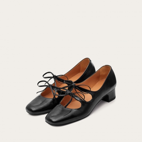 Greta Heels, glossy black | Balagan Studio