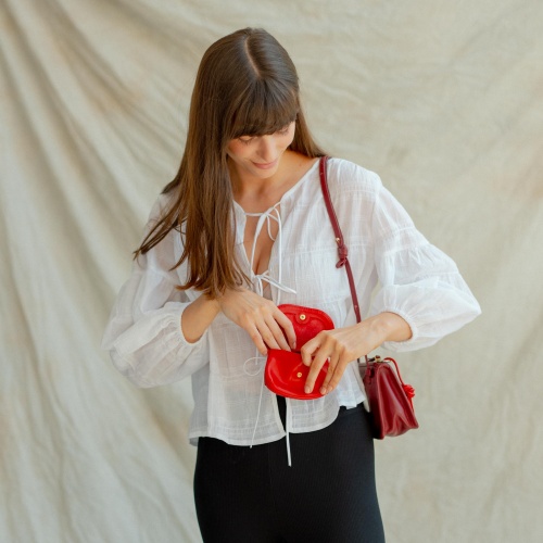 Gaya purse, poppy red| Balagan Studio
