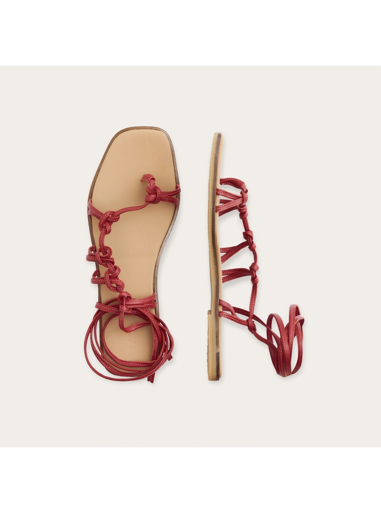 Nof sandały, marsala | Balagan Studio