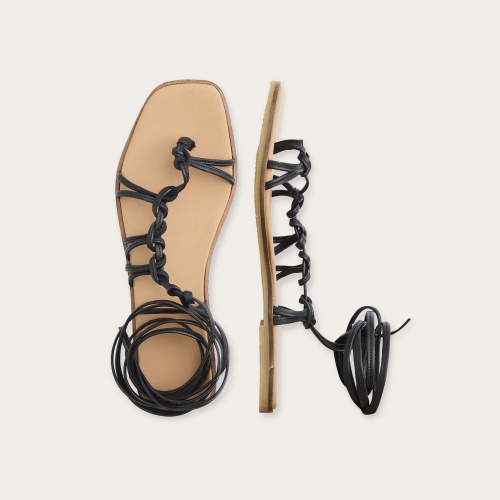 Nof sandały, czarny | Balagan Studio