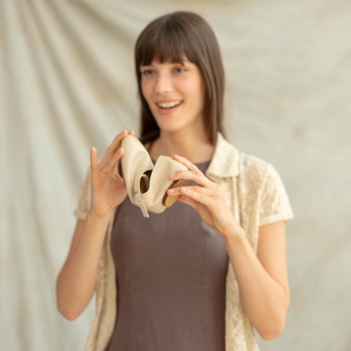Maya baleriny, beżowy | Balagan Studio