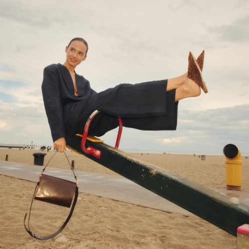 Bayit slides, pattern velvet | Balagan Studio