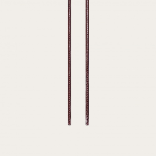 Shoelaces Batsheva, glossy bordo | Balagan Studio