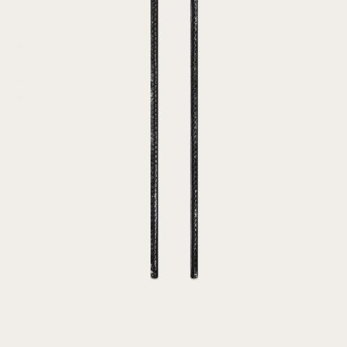 Shoelaces Batsheva, glossy black | Balagan Studio