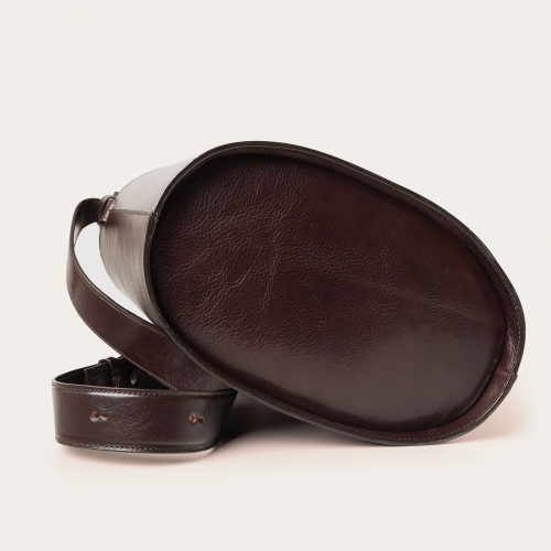 Champagne Bucket Bag M, deep brown | Balagan Studio