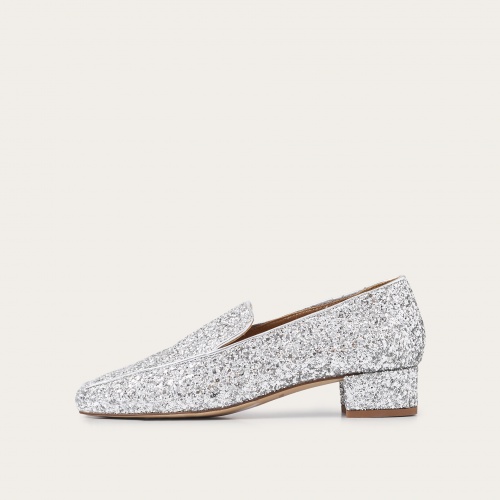 Hava Heels, silver glitter| Balagan Studio