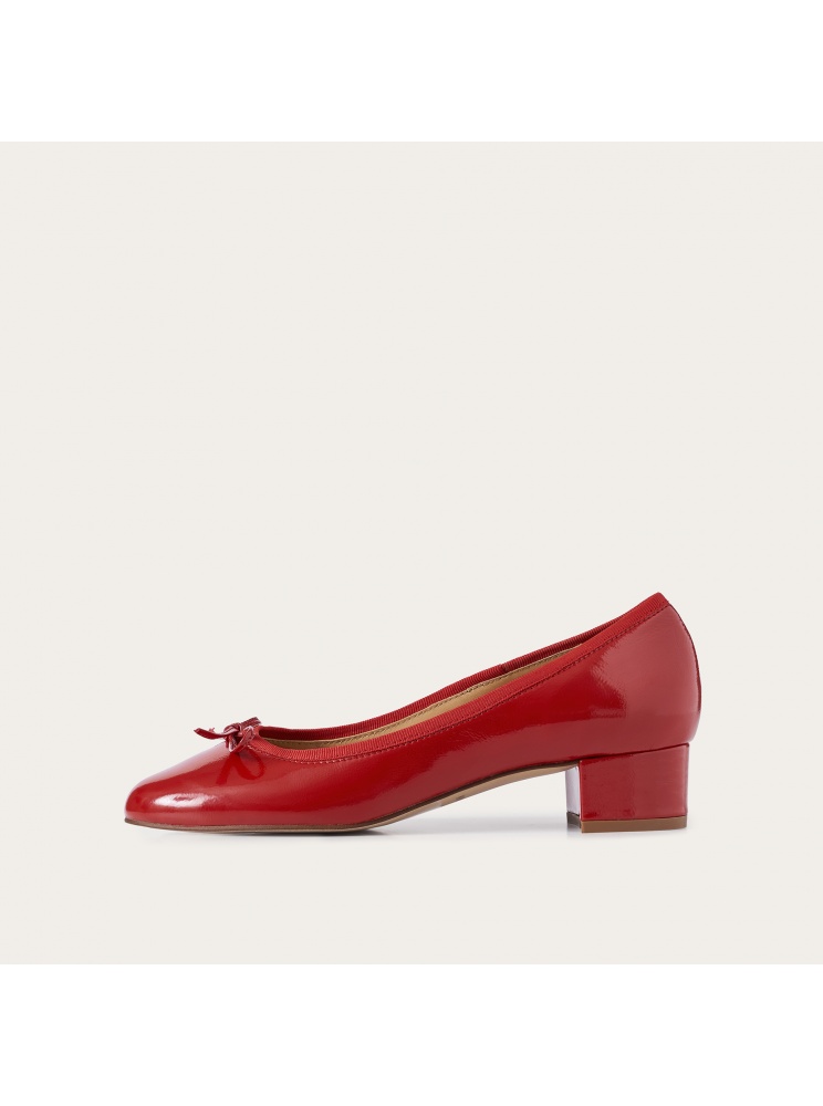Roza Heels, glossy red | Balagan Studio