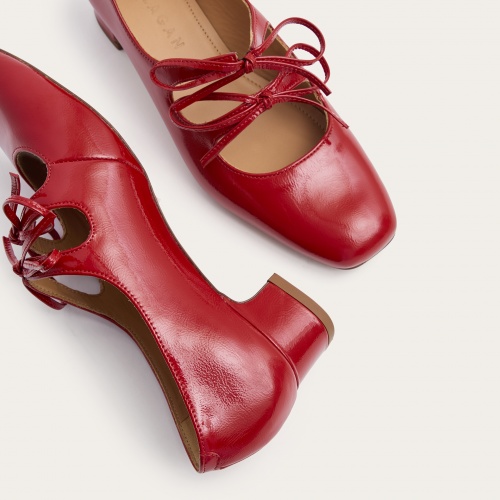 Greta Heels, glossy red | Balagan Studio