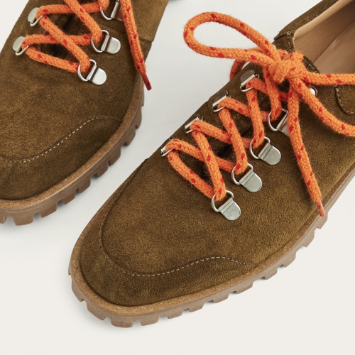 Dolomiti półbuty, ziemisty welur| Balagan Studio