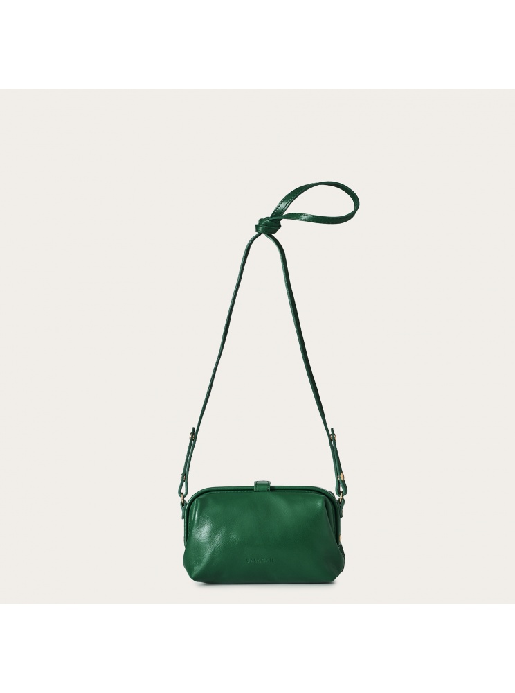 Rofe torebka S, szmaragdowy | Balagan Studio