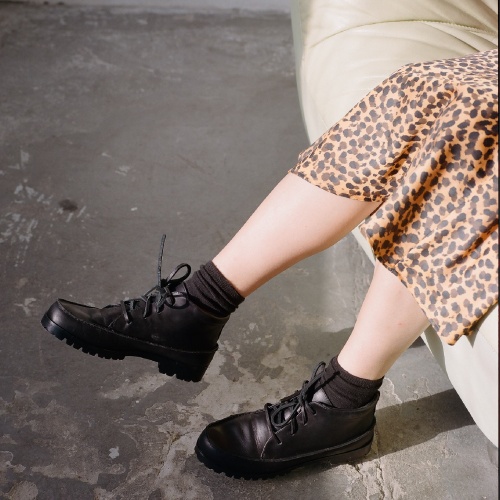Geva Boots, black rustic | Balagan Studio