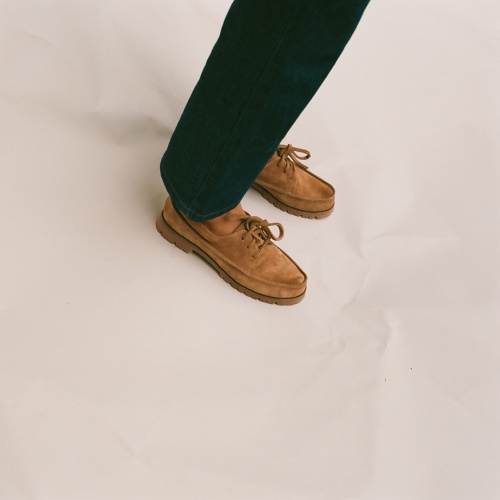 Tefer Flats, caramel velvet | Balagan Studio