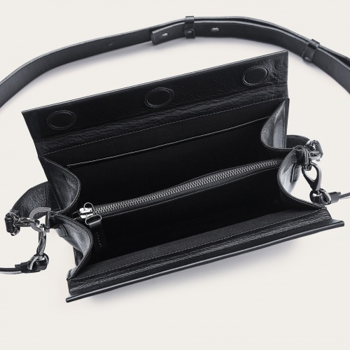 Gala Bag M, glossy black | Balagan Studio