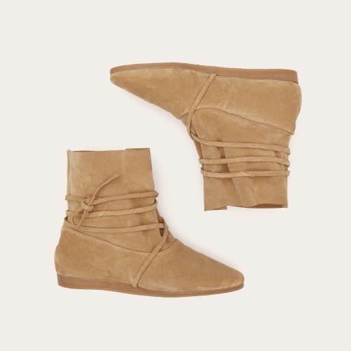 Kri botki, piaskowy welur | Balagan Studio