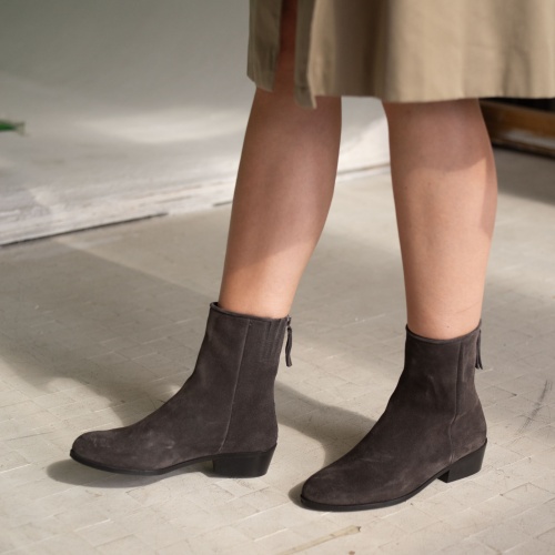 Sus Boots, antracit velvet | Balagan Studio