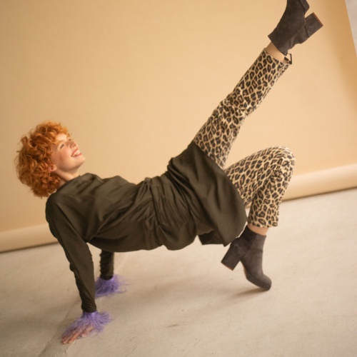 Elton Boots, antracit velvet | Balagan Studio