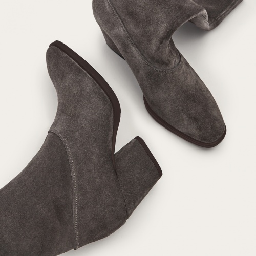 Jane Boots, antracit velvet | Balagan Studio