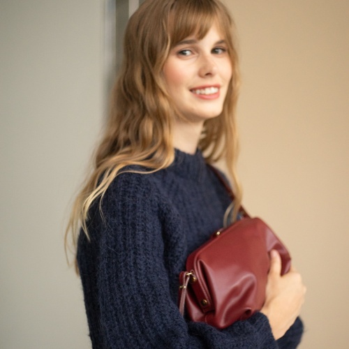 Rofe Bag M, claret OUTLET | Balagan Studio