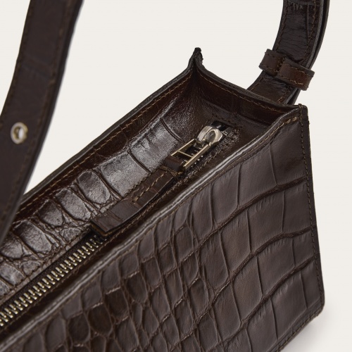 Monique Bag M, brown croco | Balagan Studio