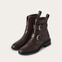 Anya boots, deep brown