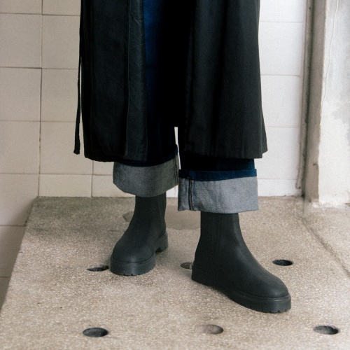 Tiul Boots, waxed black I Balagan Studio