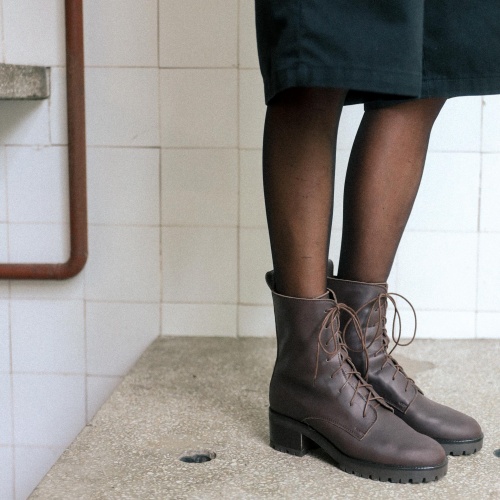 Yehida boots, waxed brown | Balagan Studio