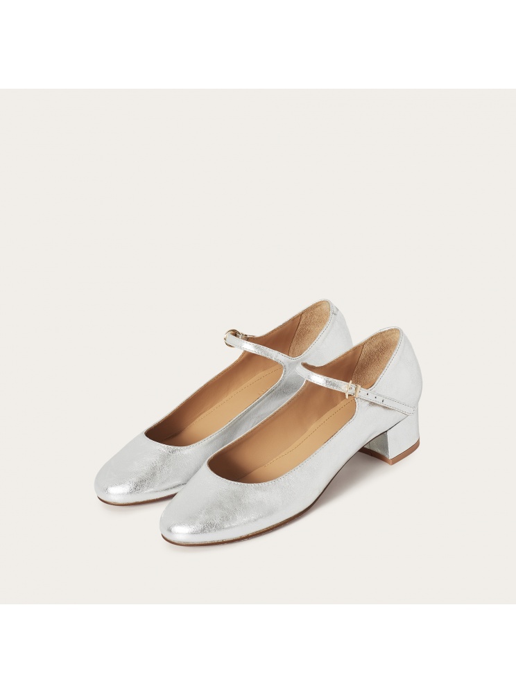 Yafa Pumps, silber | Balagan Studio